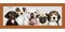 Panoramic Modernist Brown Picture Frame - UV Acrylic, Foam Board Backing, Hanging Hardware